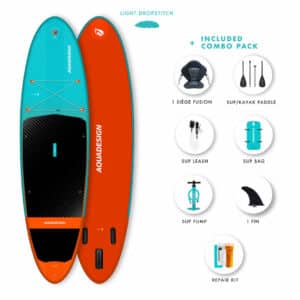 PACK COMBO SUP GONFLABLE LUCKEY 10'2″