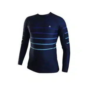 Saint Jacques LYCRA MANCHE LONGUE LINES BLEU